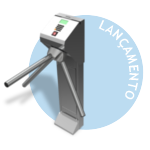 Pedestal Inox com cofre embutido